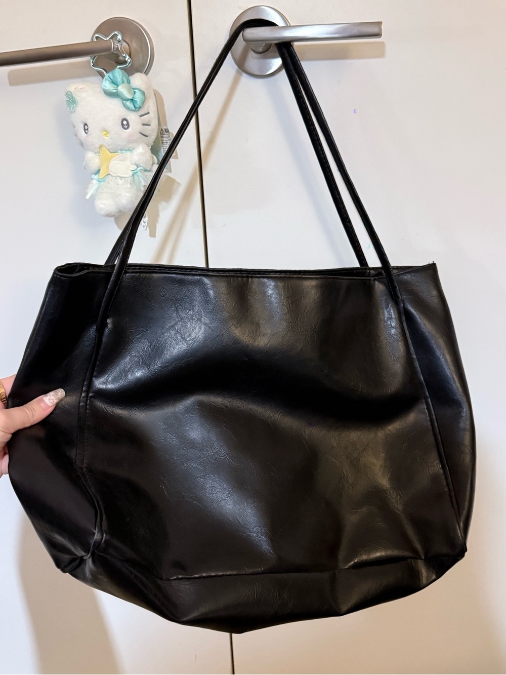 Classic Black Tote Bag - Minimal Everyday Carry
